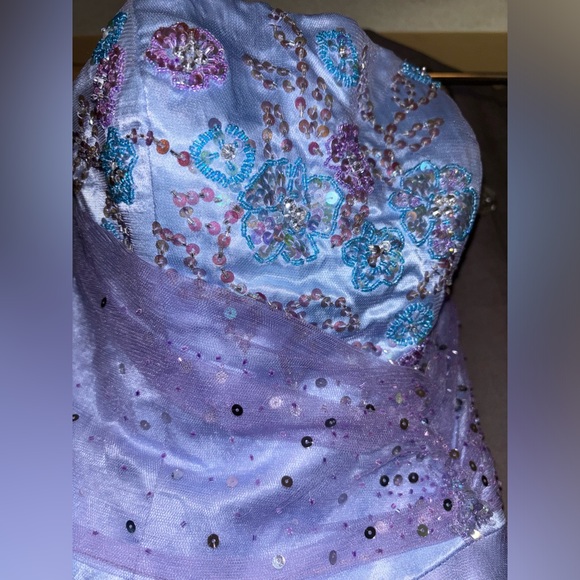 Strapless NINA CANACCI prom dress - Picture 2 of 7